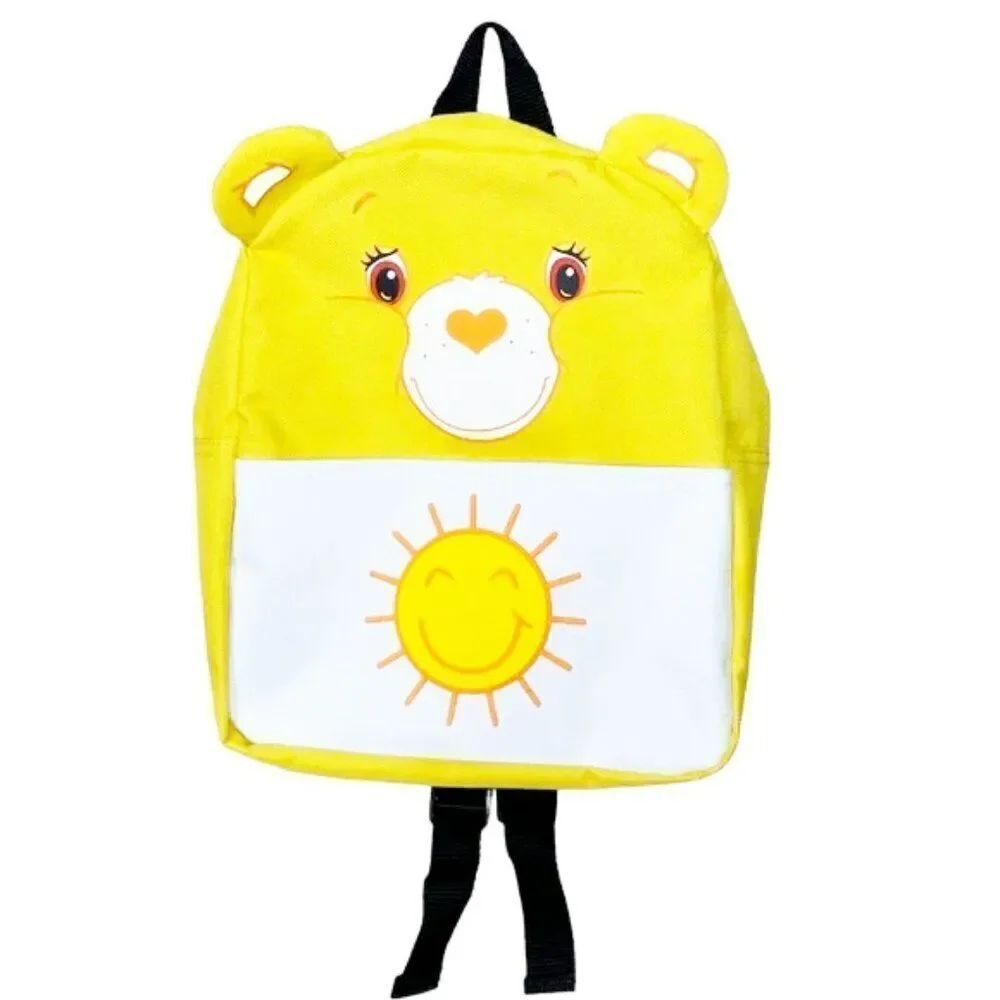 NWT VTG 2012 Care Bears 10” Mini Backpack Funshine Bear